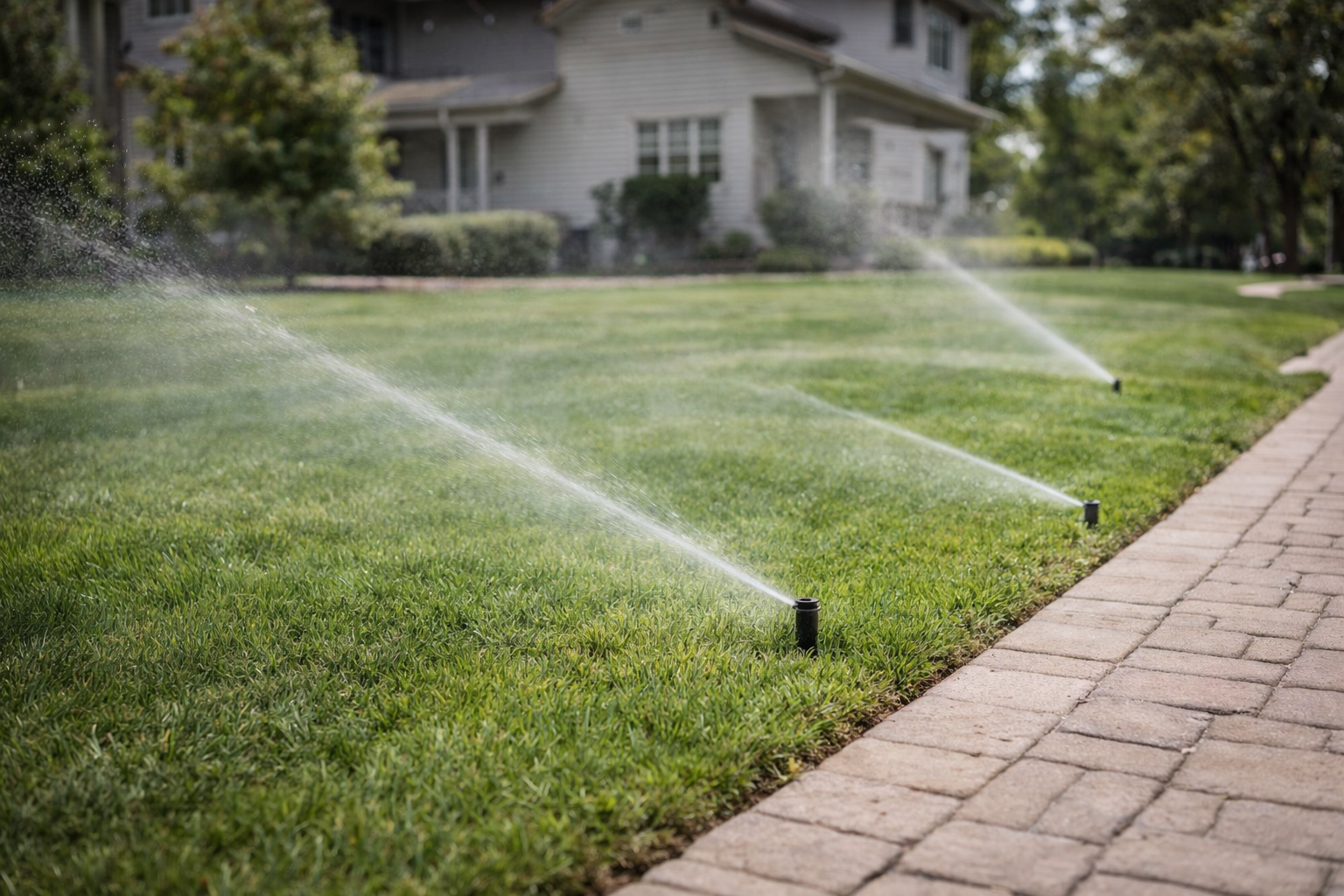 Professional irrigation system installation in Sioux Falls SD for healthy lawns and landscapes