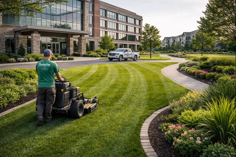 Commercial property services by PrairieLine Outdoor Living