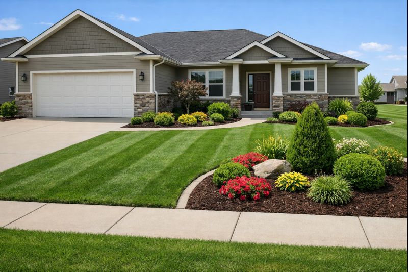 Residential lawn and landscape results in Hartford, SD
